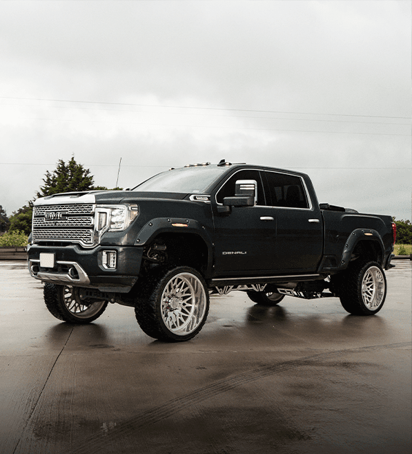 2021 GMC Sierra 2500 HD 4-link lift kit build